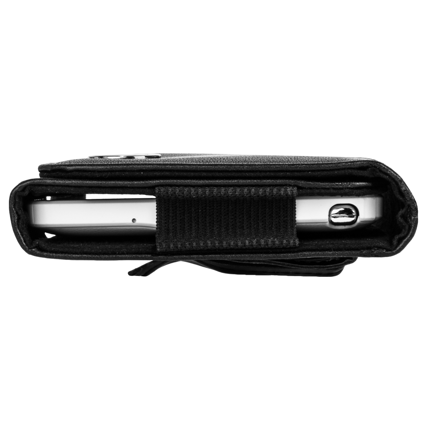 Travel Slim Horizontal Executive Textured Leatherette Belt Clips Holster Cellphone Mobile Case