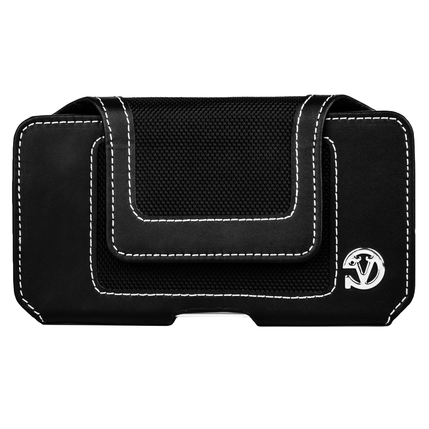 Nylon Velcro Pouch with Belt Clip (XL)