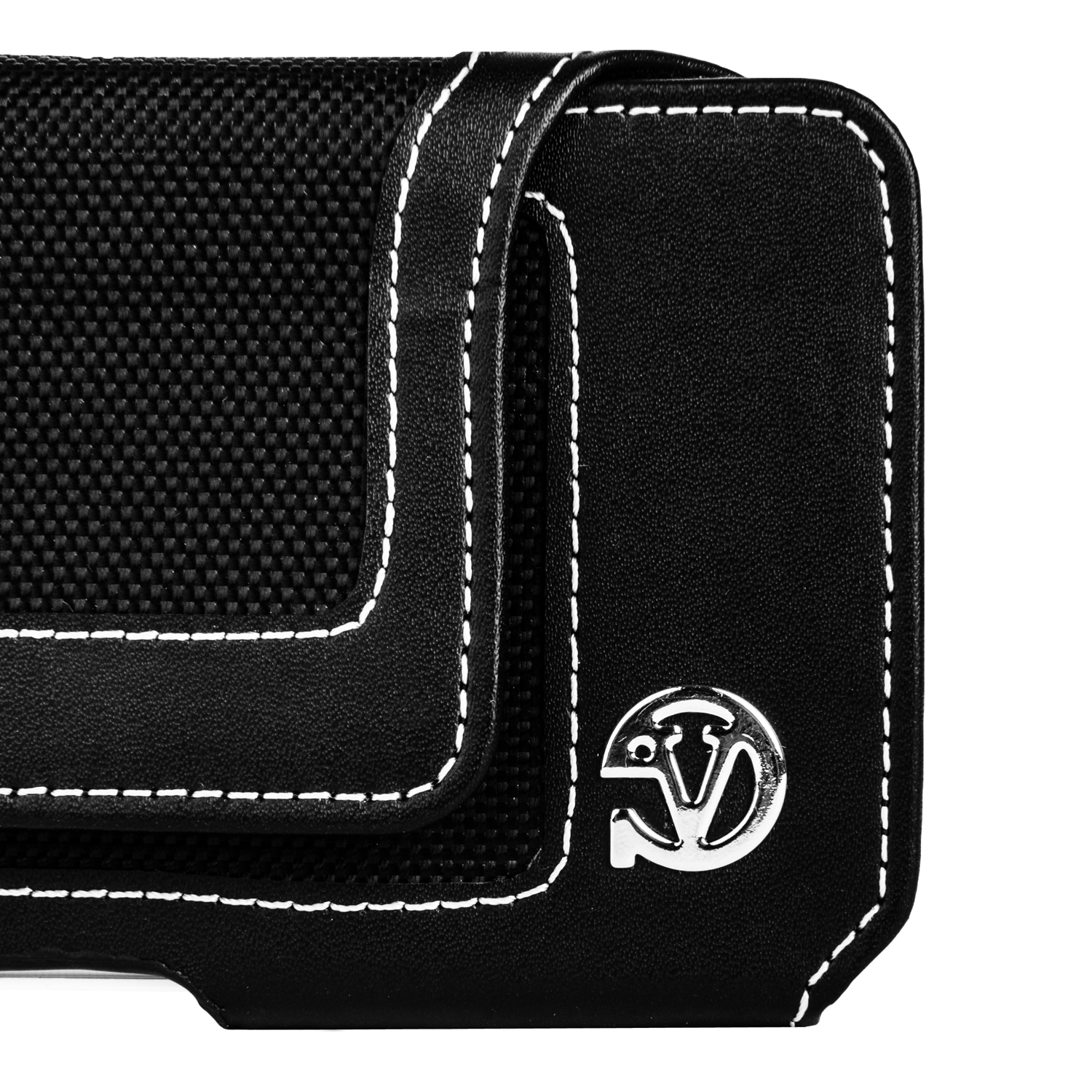 Nylon Velcro Pouch with Belt Clip (XL)