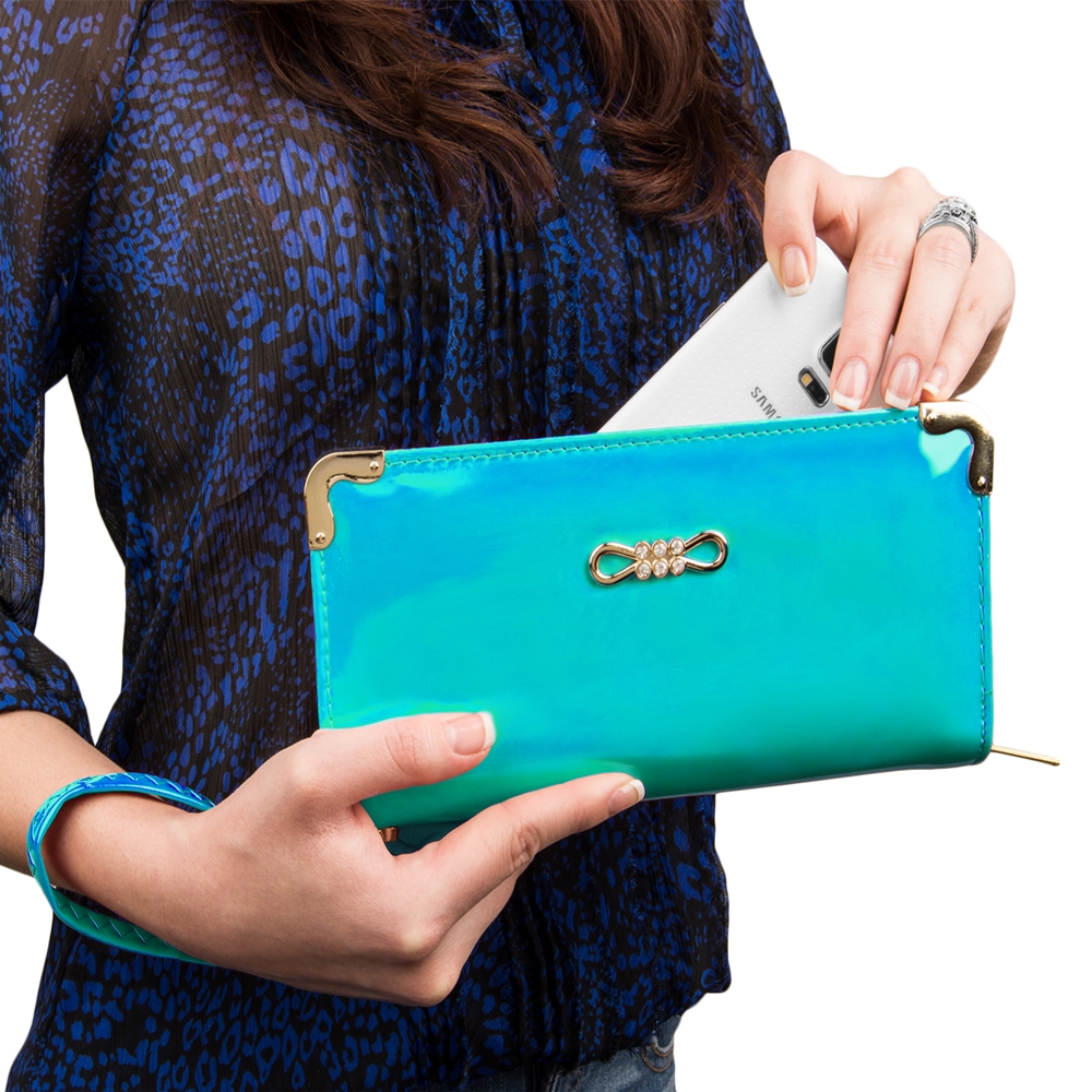 Tory Smartphone Wristlet (Blue)