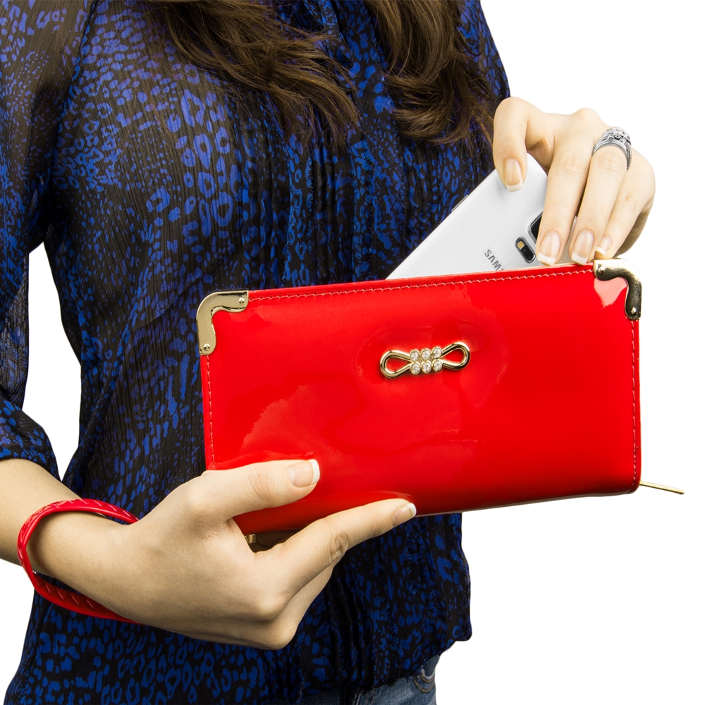 Tory Smartphone Wristlet (Red)