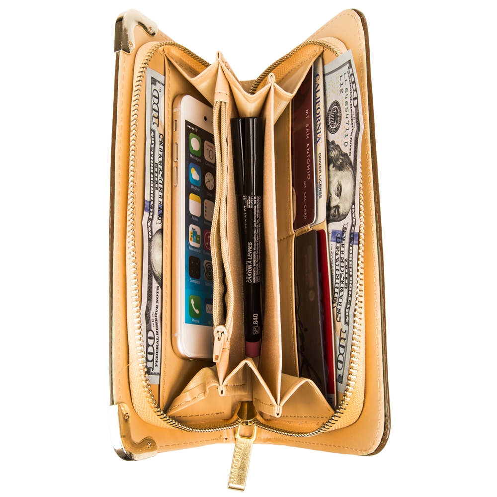 Tory Smartphone Wristlet (Coffee Brown)