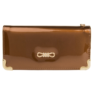 Tory Smartphone Wristlet (Coffee Brown)