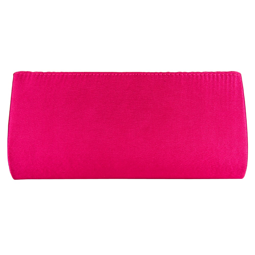 Anna Diamond Clutch  (Magenta)