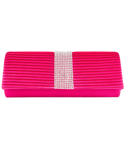 Palki Diamond Clutch (Magenta)