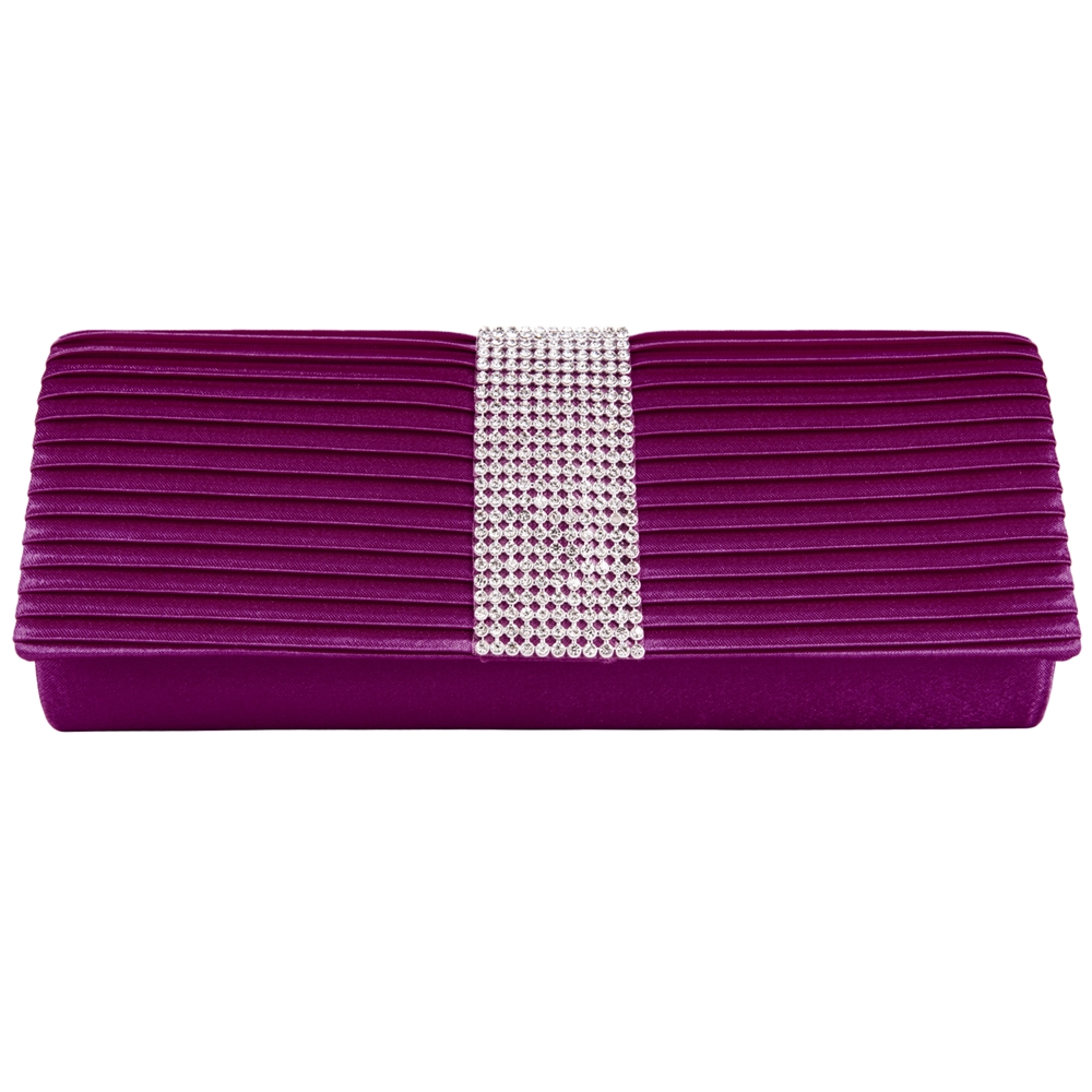 Palki Diamond Clutch (Purple)