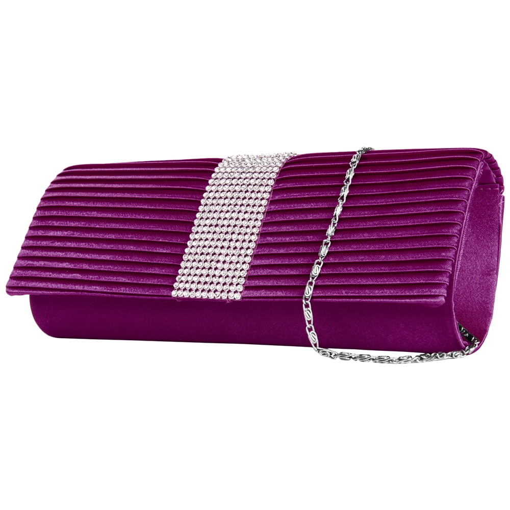 Palki Diamond Clutch (Purple)