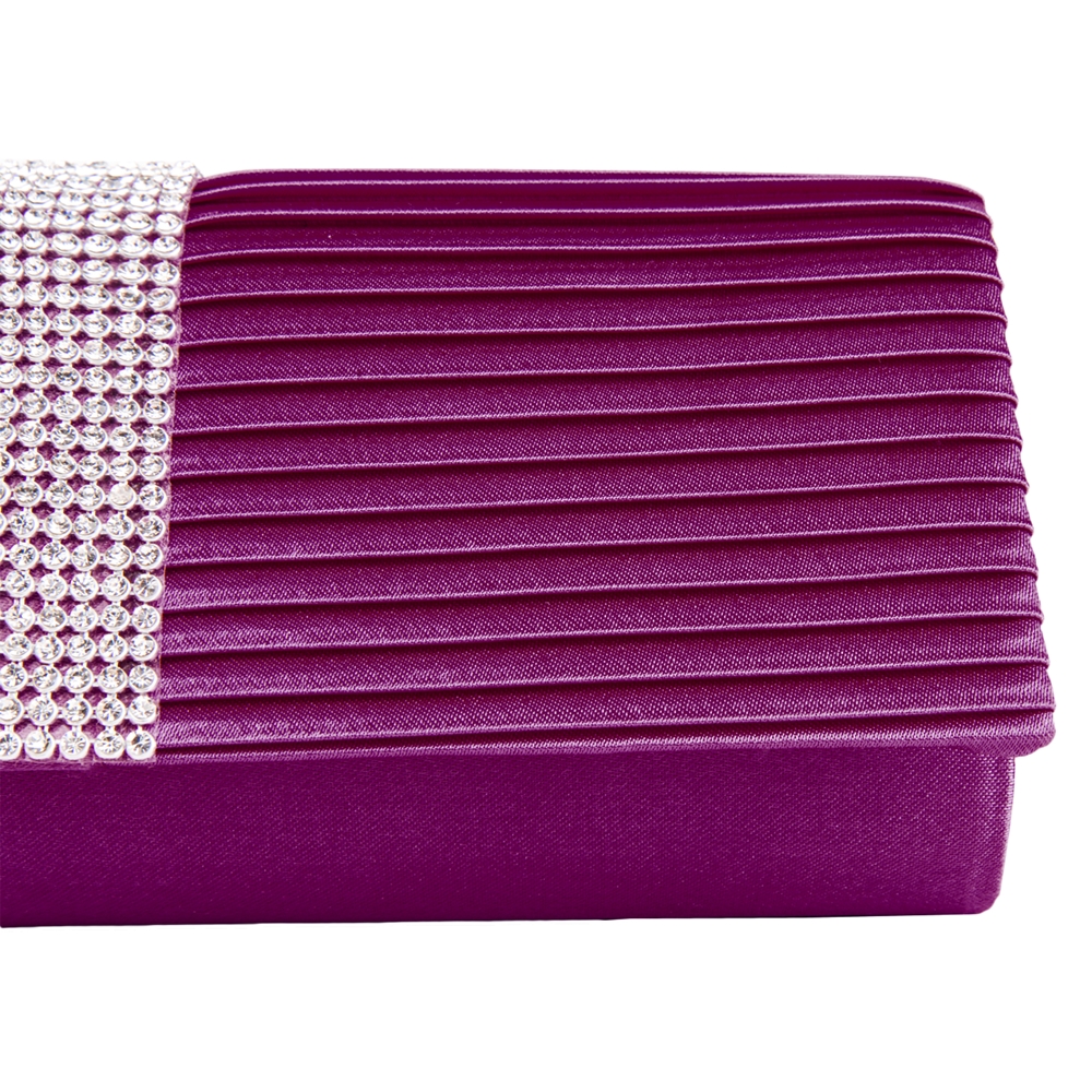 Palki Diamond Clutch (Purple)
