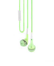 Deluxe Stereo Hands-free Headset 3.5mm, with MIC, Green