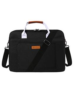 Laptop Bag with Handle, 15 Inch Black