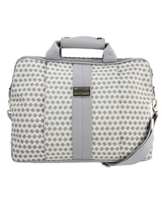 Melissa Shoulder Bag 13" (White/Grey)