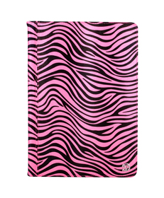 Mary Self Stand Case for Samsung® Galaxy Note Pro 12.2 (Pink/Black Zebra) 