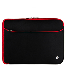 Neoprene Sleeve 14" (Black/Red Trim)