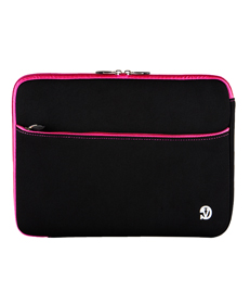 Neoprene Sleeve 13" (Black/Pink Trim) 