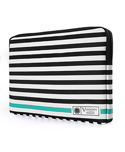 Luxe Series Stripe Laptop Sleeve 17"