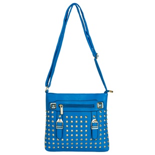 Rock Studded Bag (Blue)