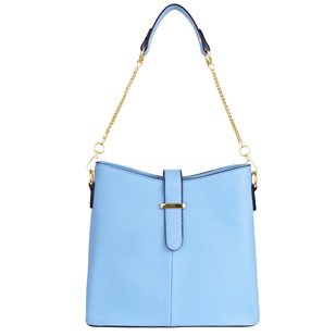 Serena Buckle Bag (Blue)