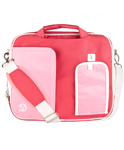 (Pink/White) Pindar Shoulder Case 11"