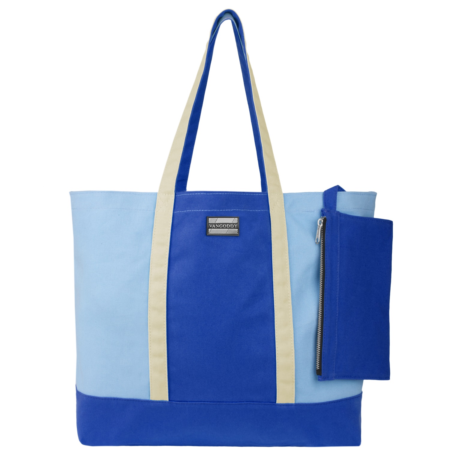 Shoulder Bags & Hobos - Vangoddy Isling Tote Bag Royal Blue/Natural