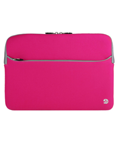 Neoprene Sleeve 13" (Magenta/Grey Trim) 